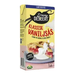 Laktosfri klassisk vaniljsås från Dreamy Dessert, perfekt för att förhöja smaken på din paj. Ett enkelt vaniljsås recept för alla.