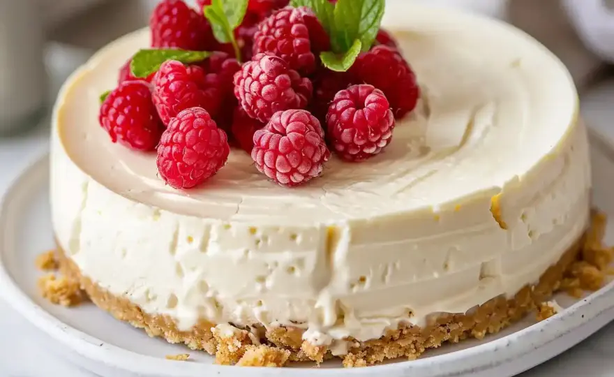 Fryst cheesecake - så får du den krämig och lätt att skära