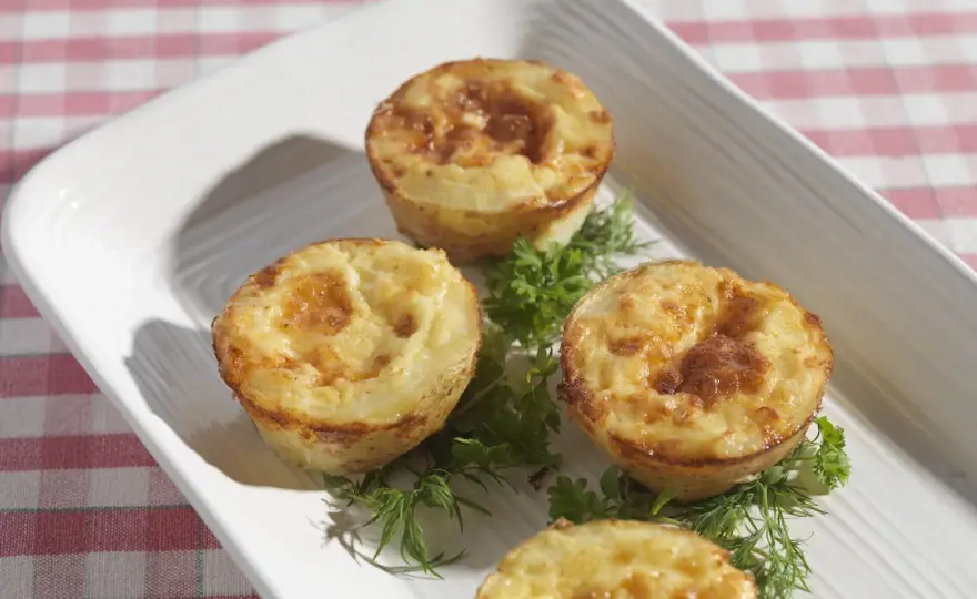 Potatis i muffinsform - så får du frasiga, jämna portionsbitar