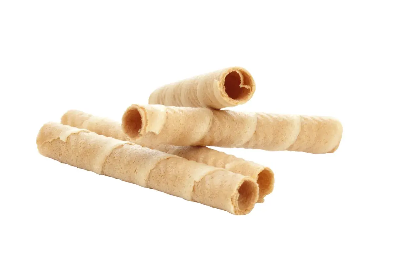 Krispiga kex till glass, perfekta att fylla med din favoritsmak.