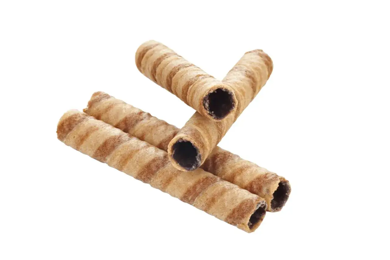 Fyra chokladfyllda kex till glass, perfekta för att förhöja smakupplevelsen.