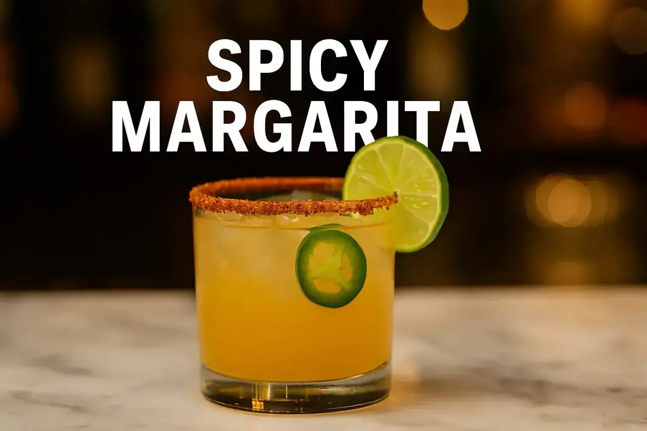 Spicy Margarita med jalape&ntilde;o och lime. Ett perfekt recept f&ouml;r dig som gillar lite hetta!